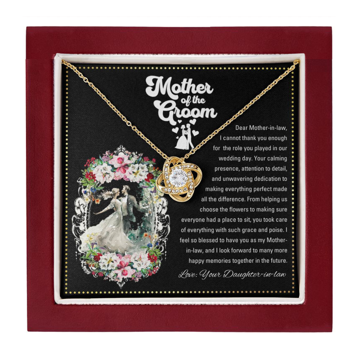 JGF Jewelry Gifts for Family | Step Mother Of The Groom Gifts From Bride