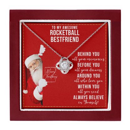 JGF Jewelry Gifts for Family Necklace For Rocketball Female Bestie BFF Friend