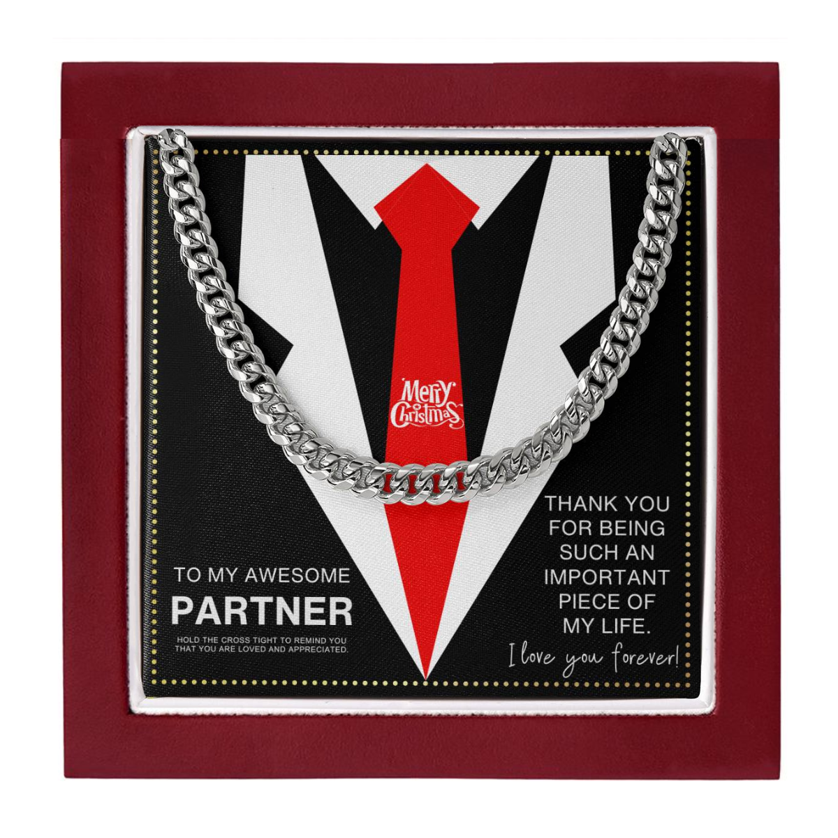 JGF Jewelry Gifts for Family Christmas Card for Partner Presents Unique Gifts For Men In Their 40s