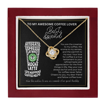 JGF Jewelry Gifts for Family No Coffee No Workee Friendship Necklace for BFF Bestie