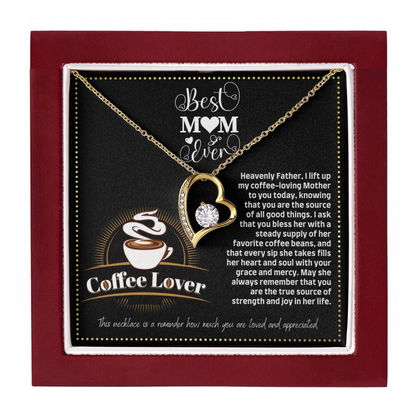 JGF Jewelry Gifts for Family Mom Birthday Gifts From Daughter Coffee I Love You Mom