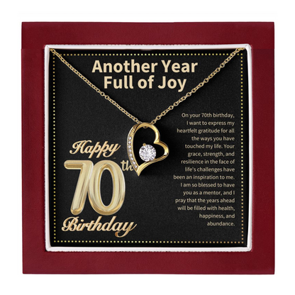 JGF Jewelry Gifts for Family 70th Birthday Gifts For Woman