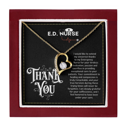 JGF Jewelry Gifts for Family Emergency Department ED Nurse Gifts For Women