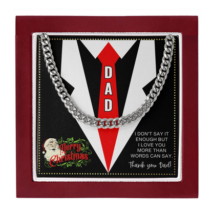 JGF Jewelry Gifts for Family I Love You Daddy Gifts From Daughter For Christmas