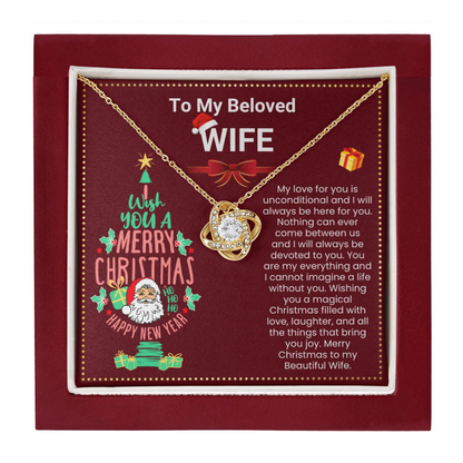 JGF Jewelry Gifts for Family To My Wife Celtic Necklace For Women Romantic Gifts For Her