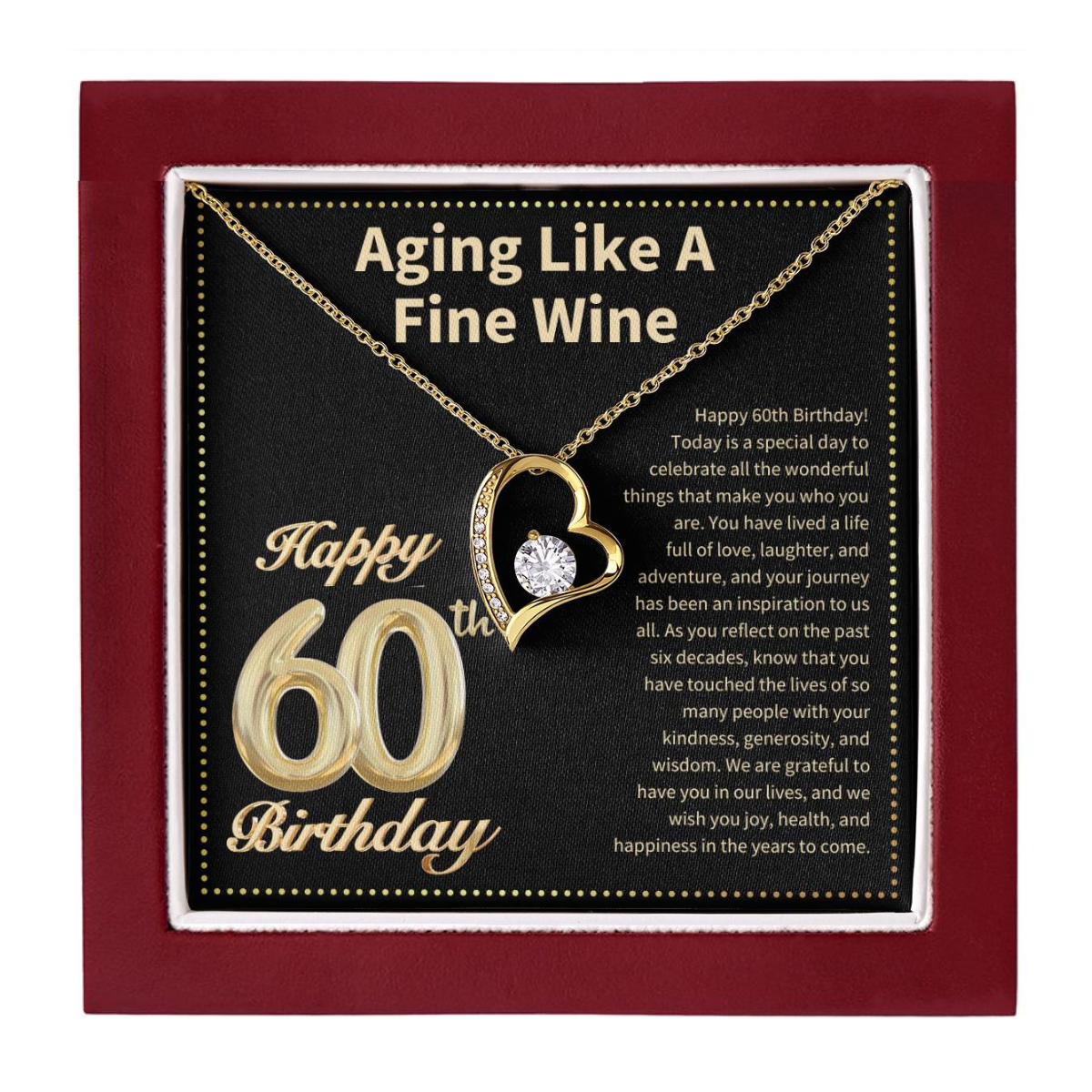 JGF Jewelry Gifts for Family 60th Birthday Gifts for Women Ideas