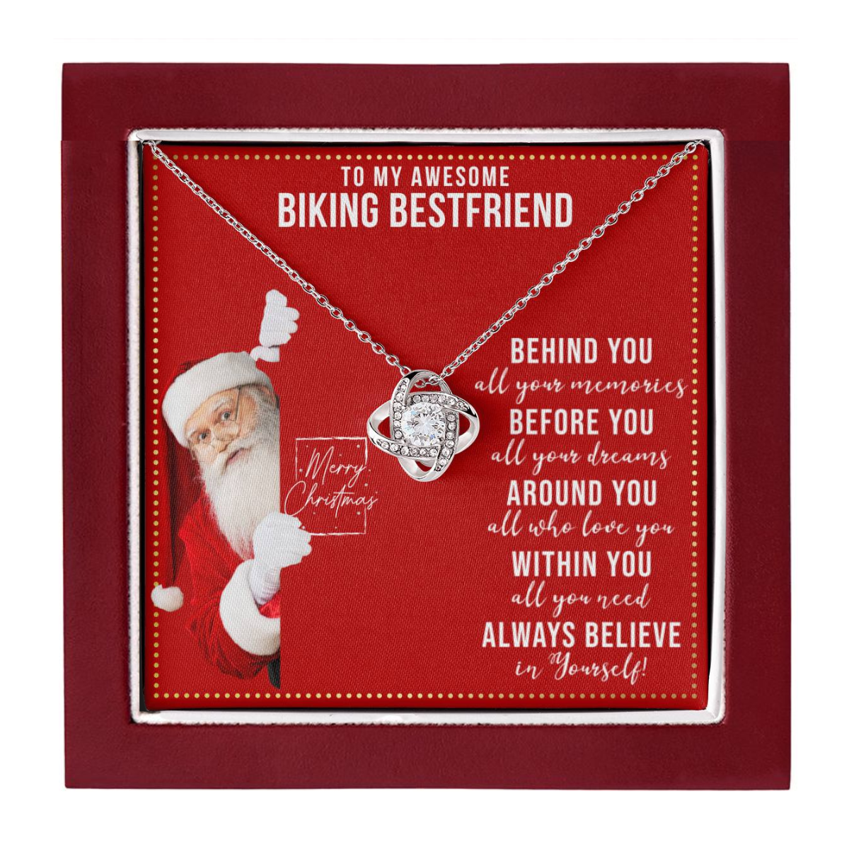 JGF Jewelry Gifts for Family Necklace Gift For Biking Cycling Female Bestie BFF Friend