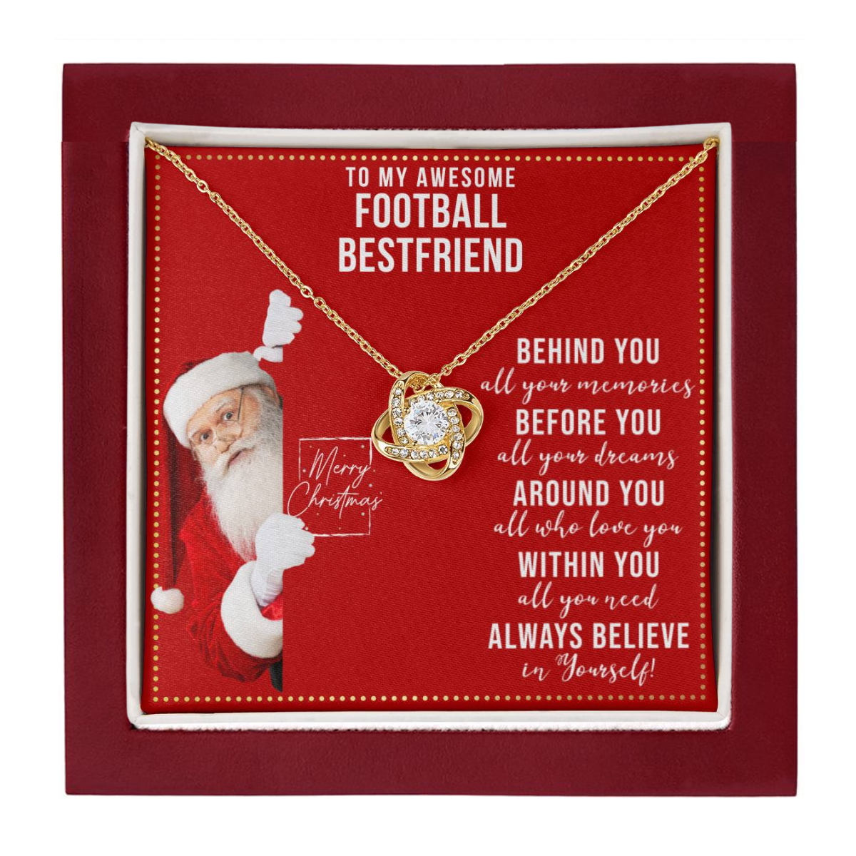 JGF Jewelry Gifts for Family Football Friends Christmas Gifts For Women