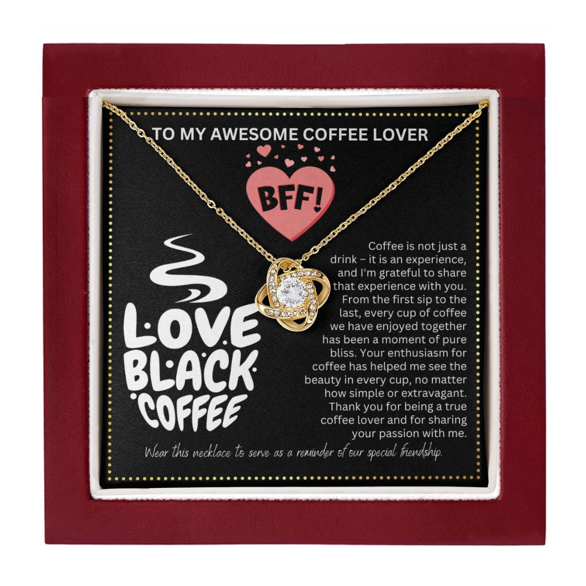 JGF Jewelry Gifts for Family Birthday Gifts For Women Gift Baskets Coffee Lovers