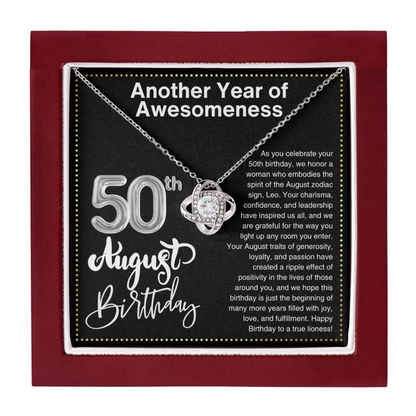 JGF Jewelry Gifts for Family 50 Birthday Gifts For Women August