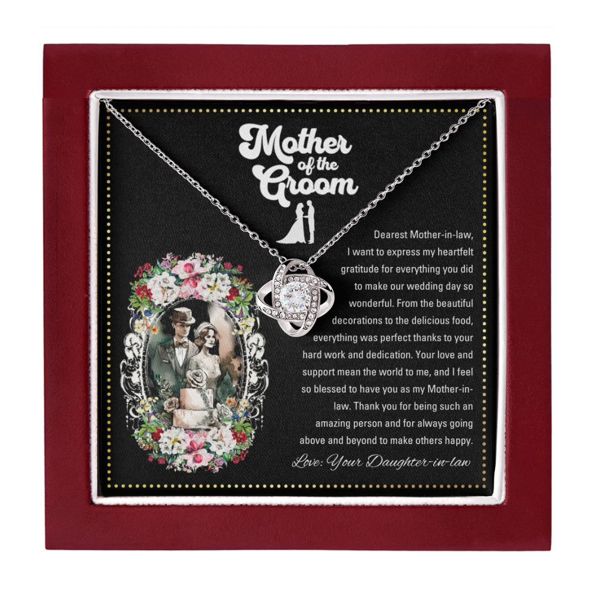 JGF Jewelry Gifts for Family | Step Mom Of The Groom Gifts From Bride