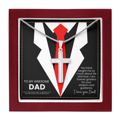 JGF Jewelry Gifts for Family Dads Who Have Everything Unique Finds Cross Necklace For Men Sterling Silver