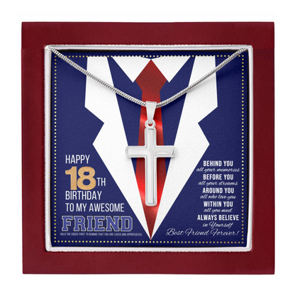 JGF Jewelry Gifts for Family 18th Birthday Cards For Boy Friend 18 Year Old Birthday Presents