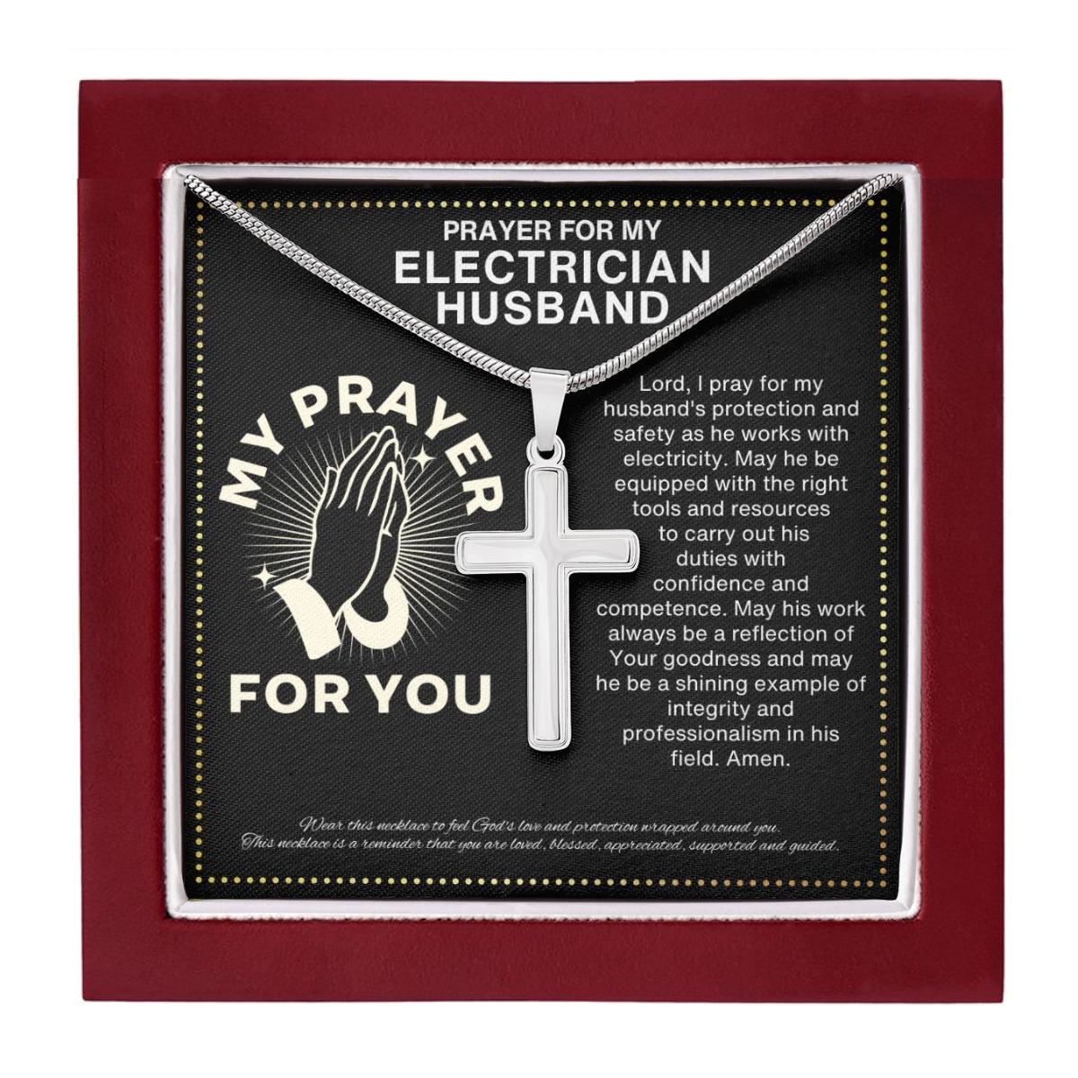 JGF Jewelry Gifts for Family Electrician Birthday Gifts For Men