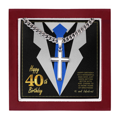 JGF Jewelry Gifts for Family Gifts For Turning 40 for Men