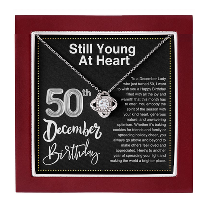 JGF Jewelry Gifts for Family 50 Year Old Birthday Gifts December