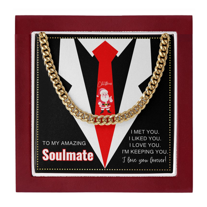 JGF Jewelry Gifts for Family Soulmate Necklace Gifts For Men Sterling Silver