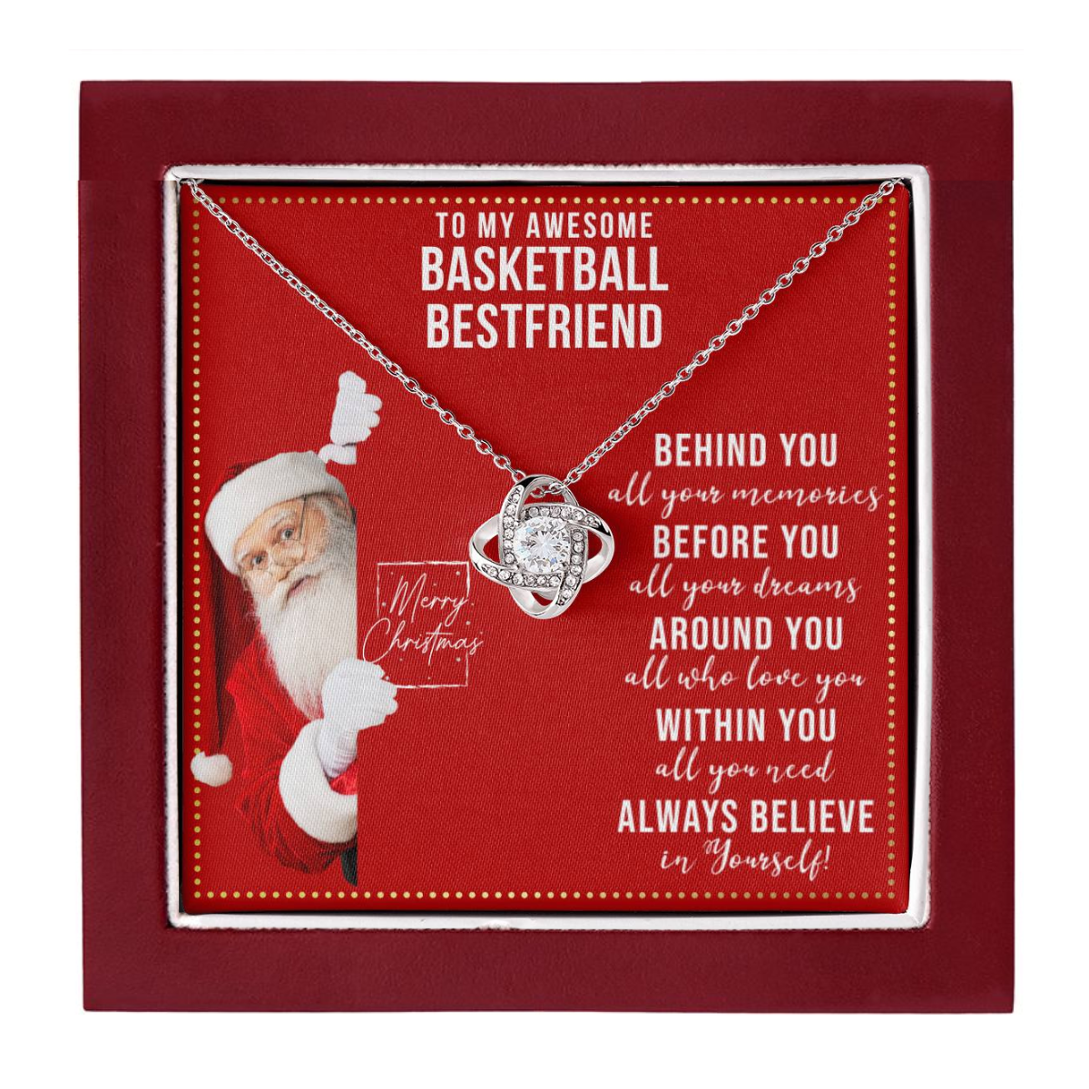 JGF Jewelry Gifts for Family Necklace Gift For Basketball  Adult Women Female Bestie BFF Friend