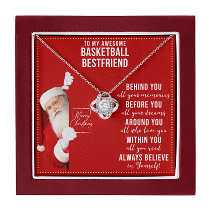JGF Jewelry Gifts for Family Necklace Gift For Basketball  Adult Women Female Bestie BFF Friend