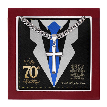 JGF Jewelry Gifts for Family Birthday Gifts For Men Turning 70 Year Old