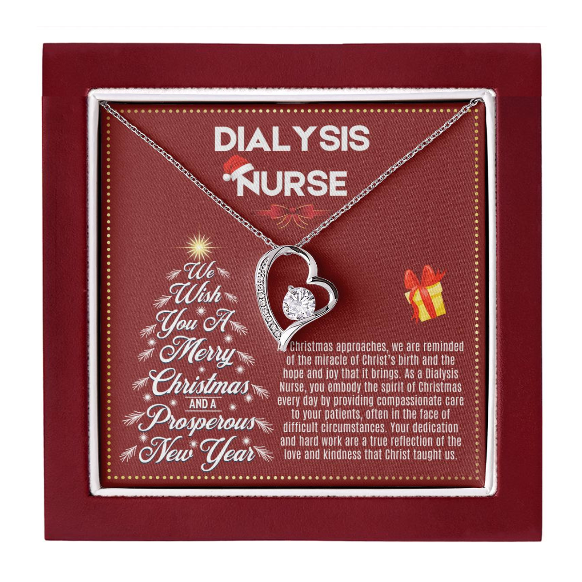 JGF Jewelry Gifts for Family | Dialysis Nurse Gifts for Christmas