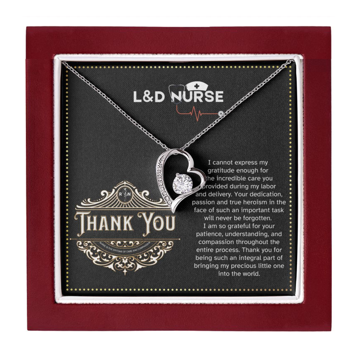 JGF Jewelry Gifts for Family Labor And Delivery Nurse Appreciation Gifts for Women