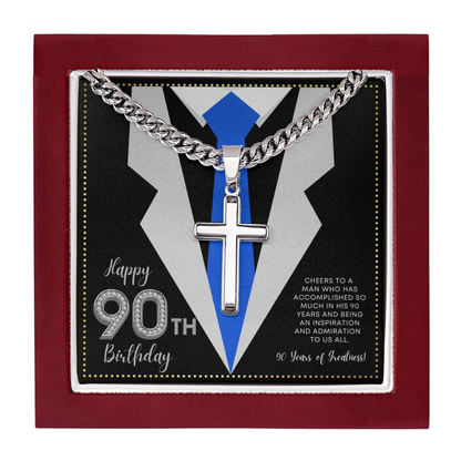 JGF Jewelry Gifts for Family Happy 90th Birthday Gifts Ideas For Men