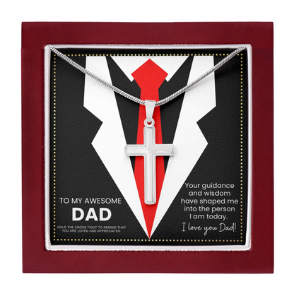 JGF Jewelry Gifts for Family Cross Necklace Silver Men Over 70 Year Old Who Have Everything Happy 70th Birthday For Dad From Son and Daughter