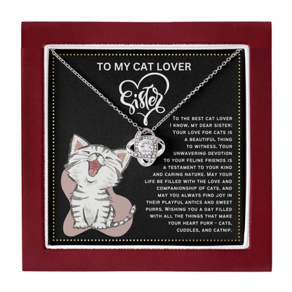 JGF Jewelry Gifts for Family I Love My Fur Cats For Cat Lover Sister's Birthday