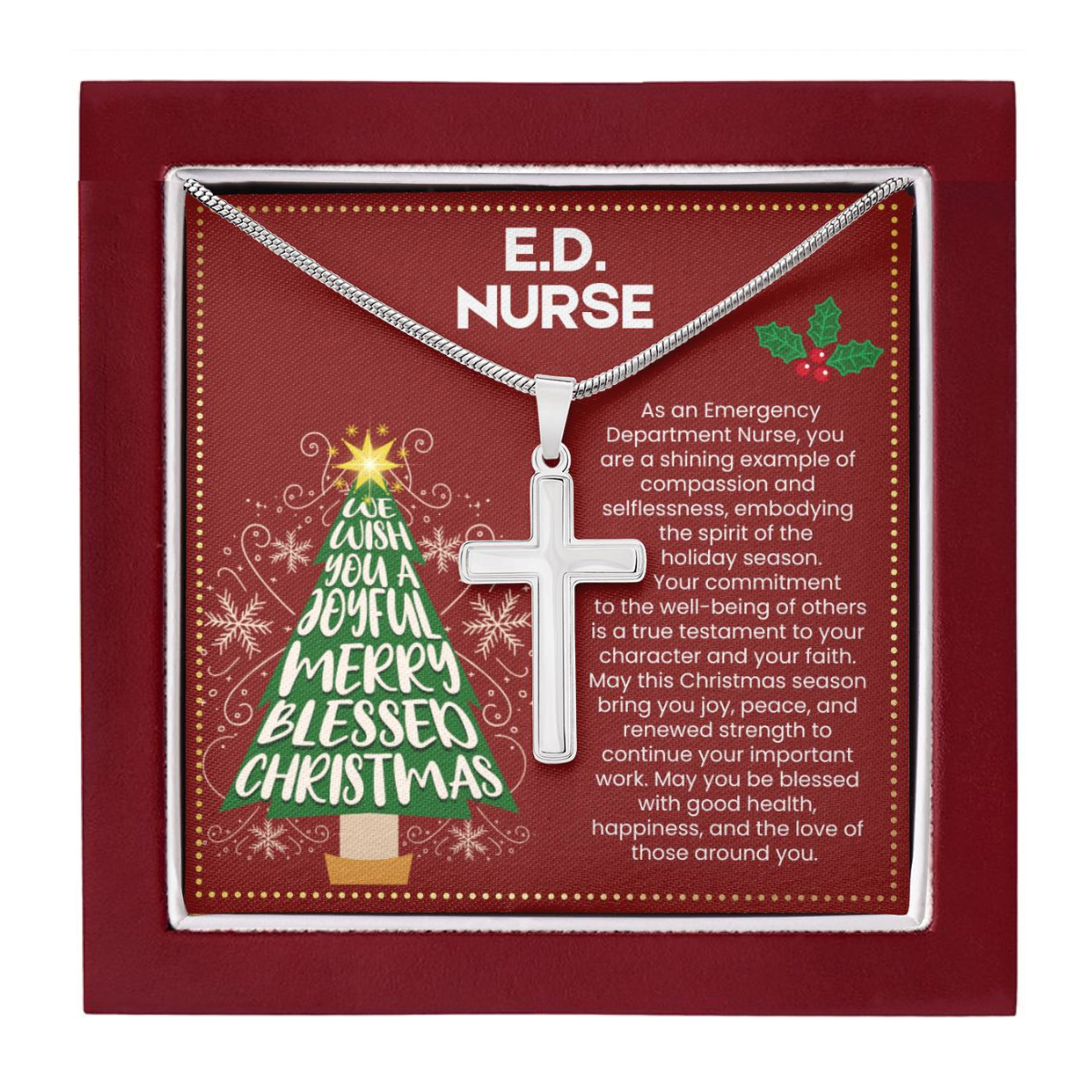 JGF Jewelry Gifts for Family  Christmas Gifts for ED Nurses
