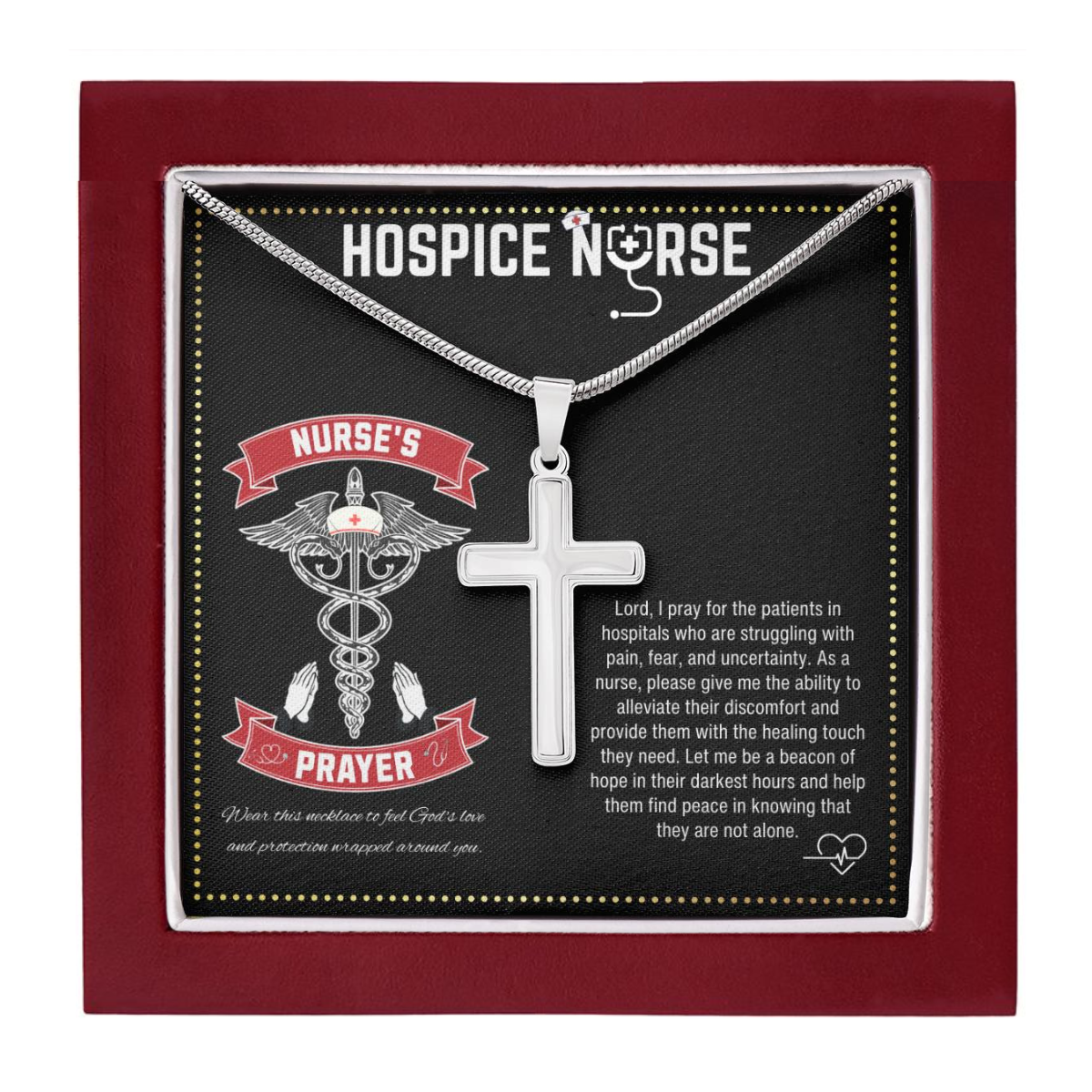 JGF Jewelry Gifts for Family | Hospice Nurse Gifts For Women Thank You