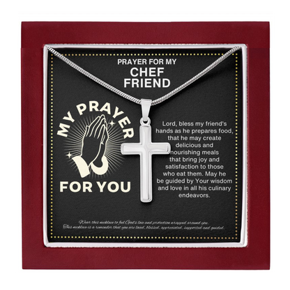 JGF Jewelry Gifts for Family Chef Necklace For Men Women