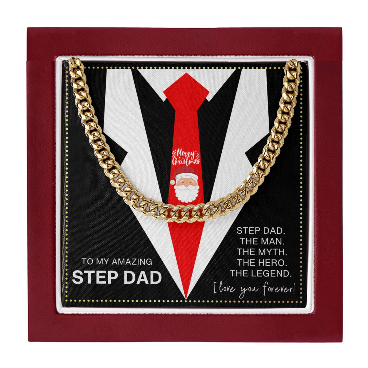 JGF Jewelry Gifts for Family What To Get Stepdad For Christmas From Step Daughter and Son