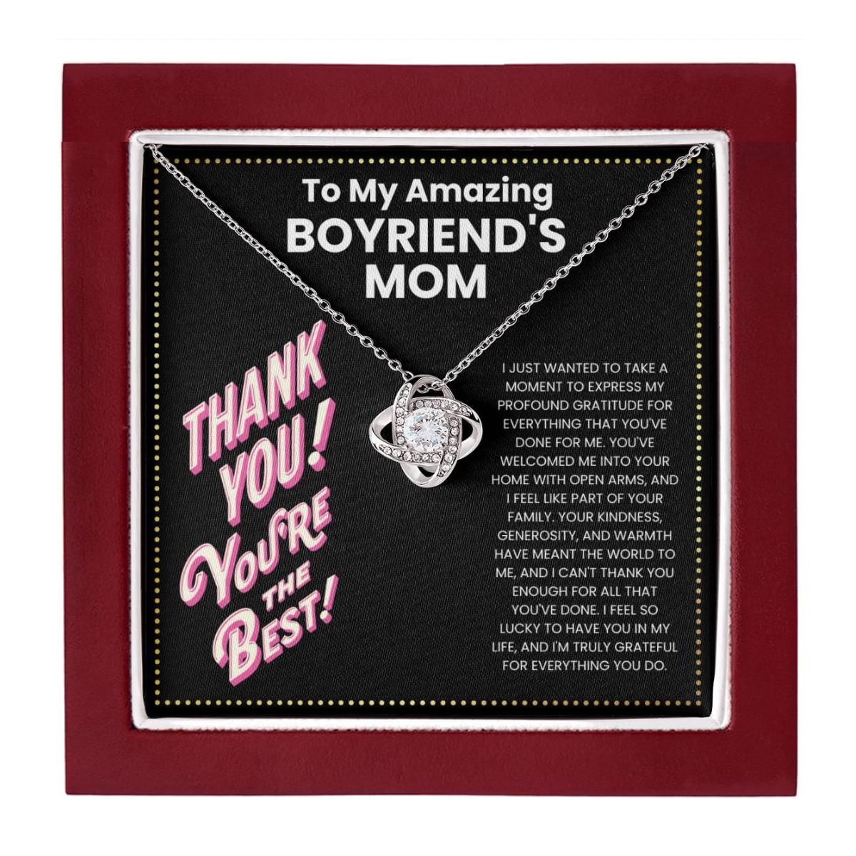 JGF Jewelry Gifts for Family Boyfriend s Mom Birthday Gifts