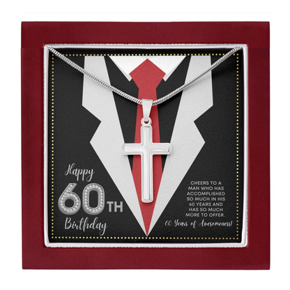 JGF Jewelry Gifts for Family 60 Year Birthday Gifts For Men