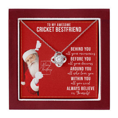 JGF Jewelry Gifts for Family Necklace Gift For Cricket Female Bestie BFF Friend