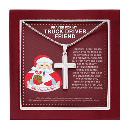 JGF Jewelry Gifts for Family Christmas Gift for Truck Driver Friend BFF Bestie Best Friend