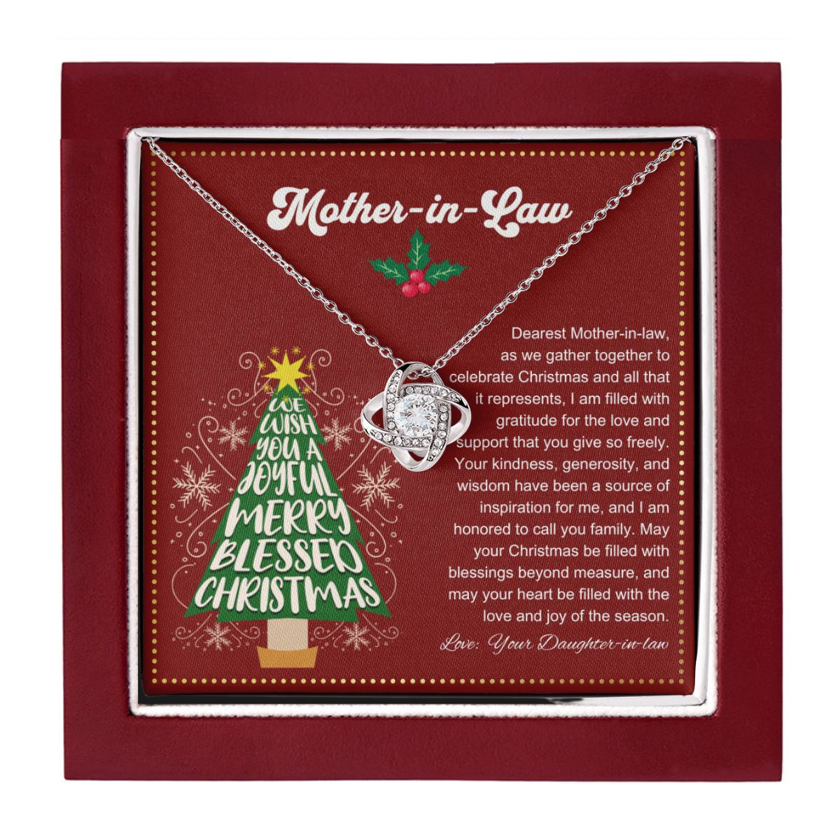 JGF Jewelry Gifts for Family | Christmas Gift For Mother In Law Who Has Everything