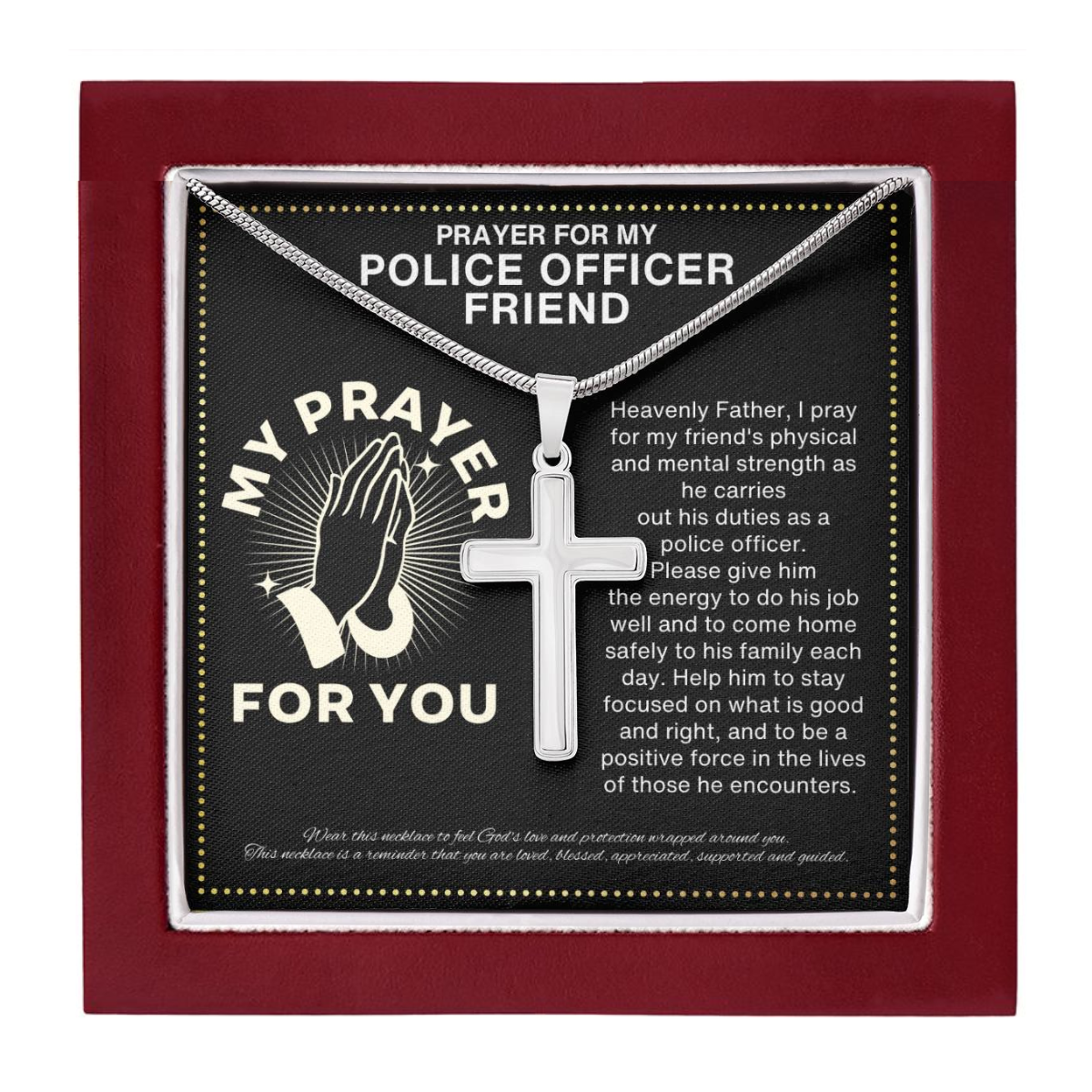 JGF Jewelry Gifts for Family Law Enforcer Police Graduation Gifts for Men and Women