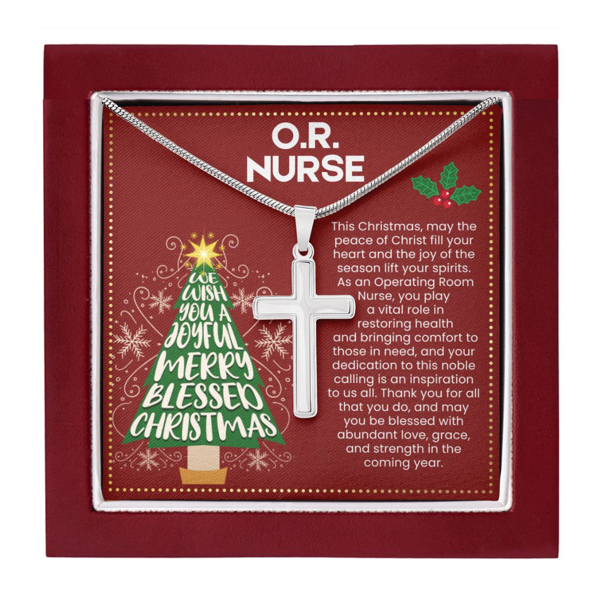 JGF Jewelry Gifts for Family Christmas Gifts for OR Nurse