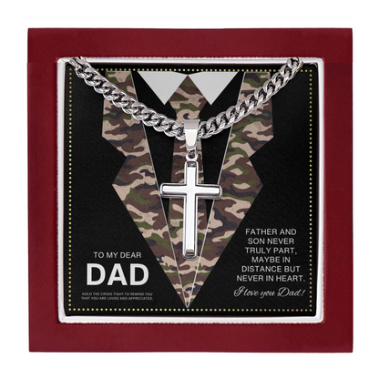 JGF Jewelry Gifts for Family Military Necklace For Men Marine Corps Necklace for Dad