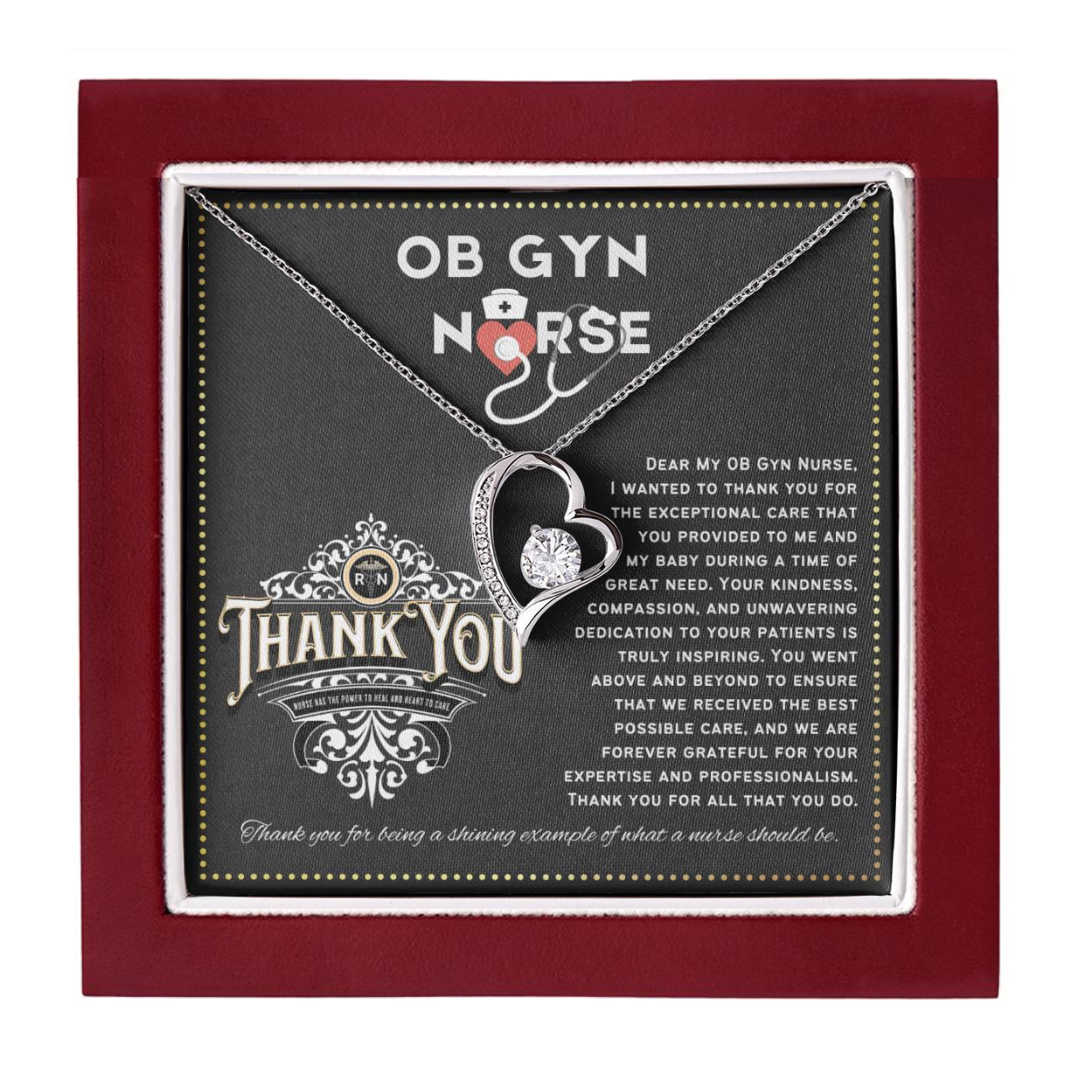 JGF Jewelry Gifts for Family Ob/Gyn Nurse Practitioner Gifts for Women