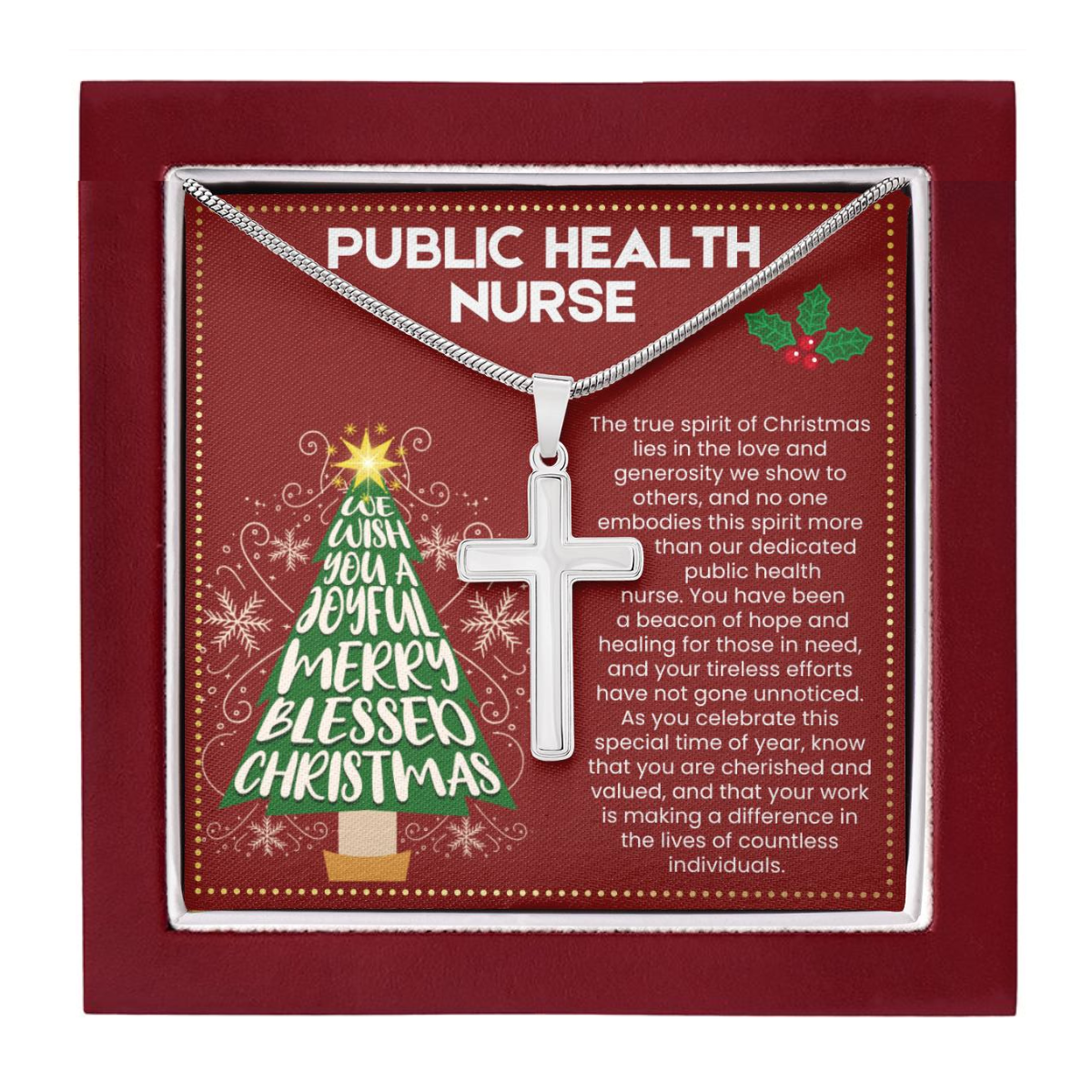 JGF Jewelry Gifts for Family  Christmas Gifts for Public Health Nurses