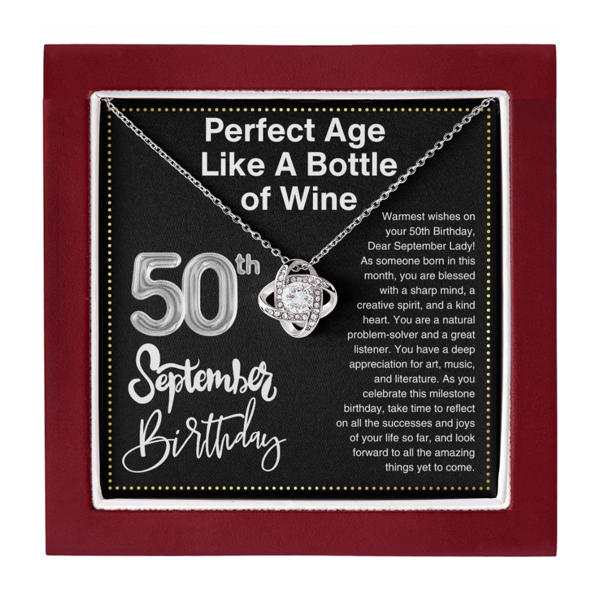 JGF Jewelry Gifts for Family 50th Birthday Gifts Ideas For Women September