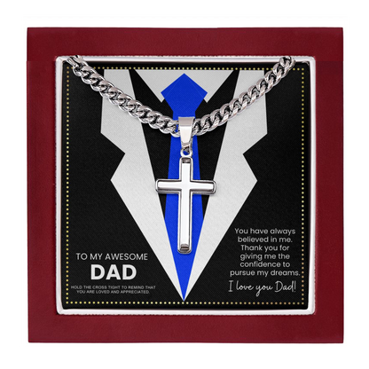 JGF Jewelry Gifts for Family Celtic Cross Necklace For Men Gifts For Dads Who Have Everything Unique Finds