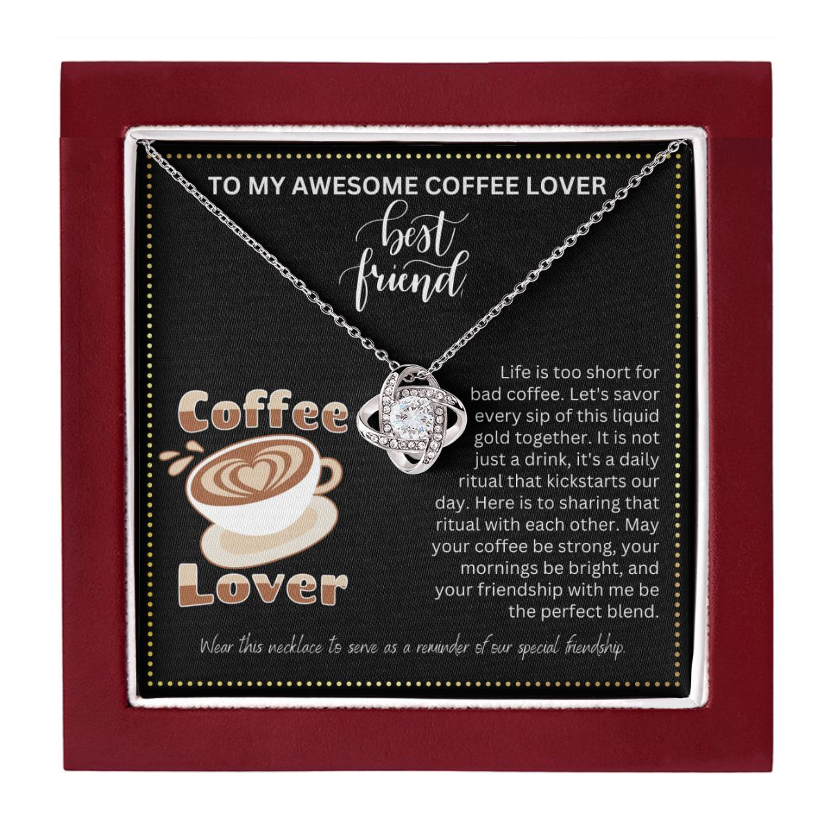 JGF Jewelry Gifts for Family Coffee Lover Gift Baskets For Women
