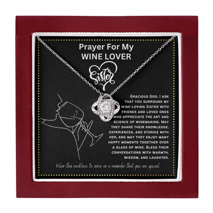JGF Jewelry Gifts for Family Wine Lover Birthday Gifts For Women Sister