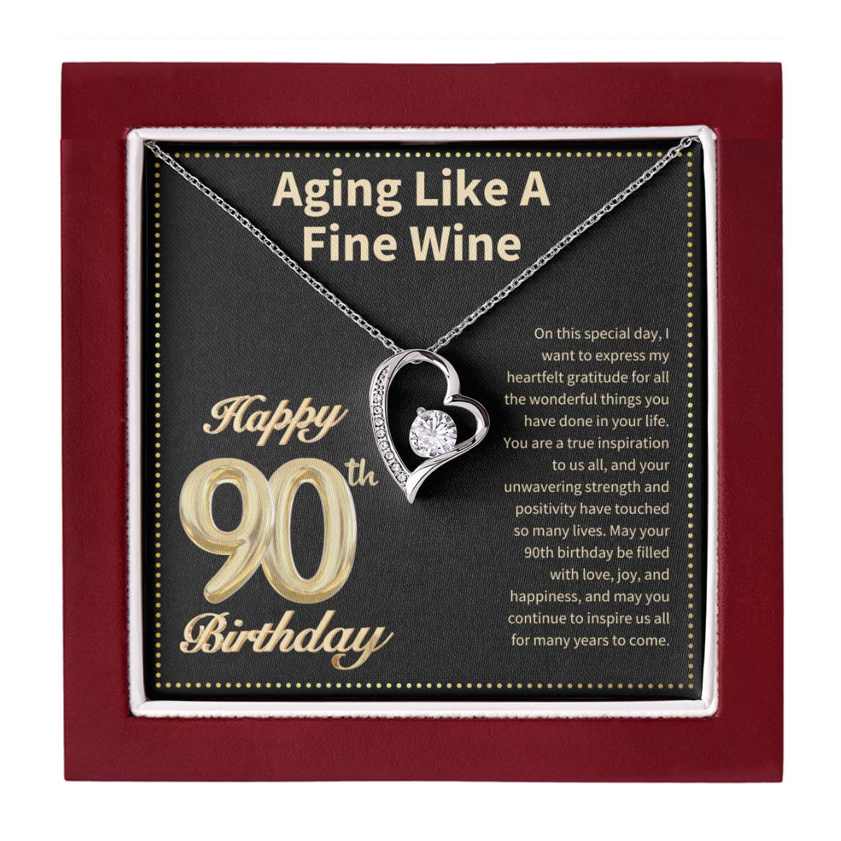 JGF Jewelry Gifts for Family 90th Birthday Gifts for Women Ideas