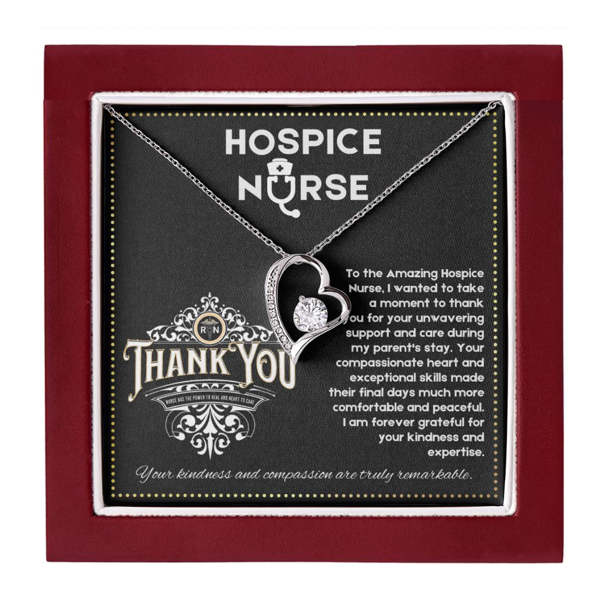 JGF Jewelry Gifts for Family Hospice Nurse Appreciation Gifts For Women