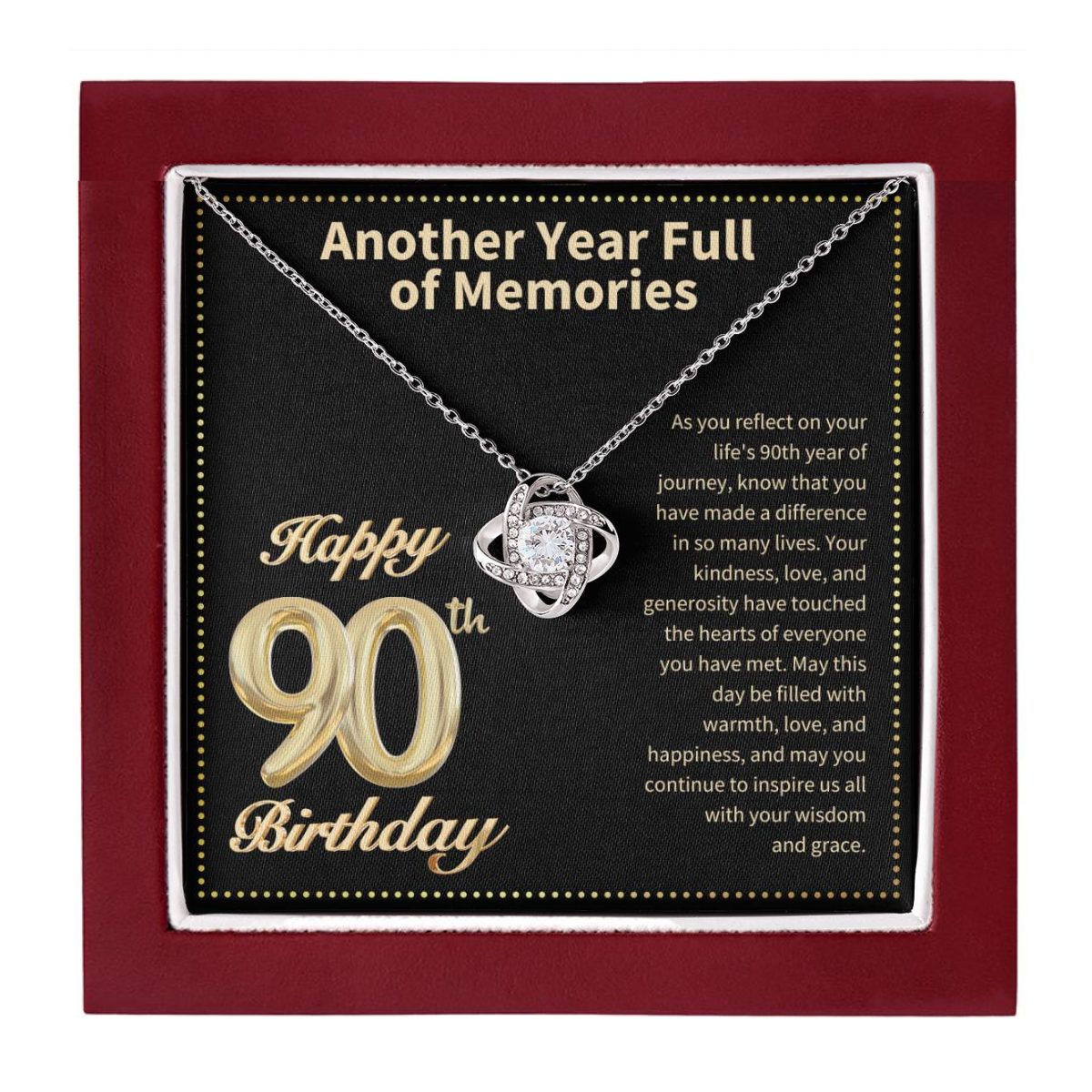 JGF Jewelry Gifts for Family 90 Year Old Birthday Gifts For Women